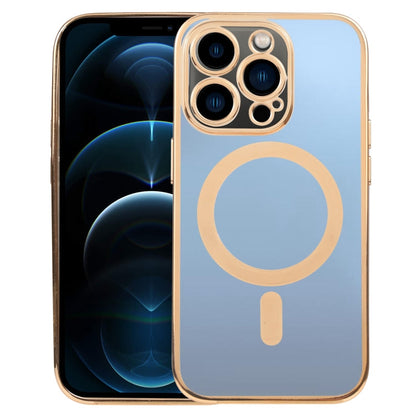 MagSafe Electroplating Straight TPU Phone Case, For iPhone 12 Pro, For iPhone 12 Pro Max