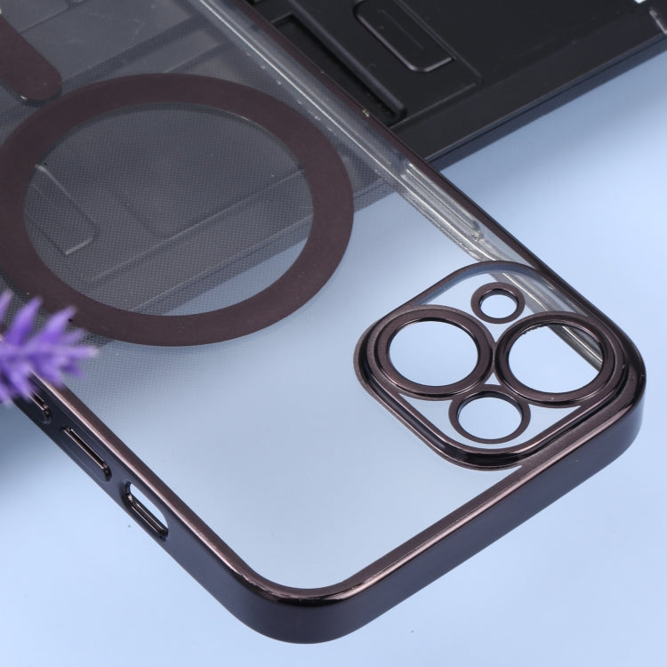MagSafe Electroplating Straight TPU Phone Case, For iPhone 11, For iPhone 11 Pro