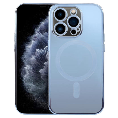 MagSafe Electroplating Straight TPU Phone Case, For iPhone 11, For iPhone 11 Pro