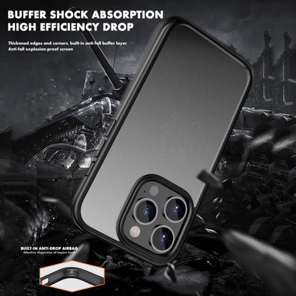 Shadow Series Frosted Airbag Shockproof Phone Case, For iPhone 14 Plus, For iPhone 13, For iPhone 13 Pro, For iPhone 13 Pro Max, For iPhone 12