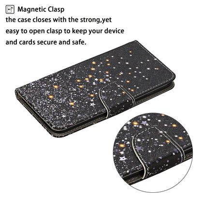 3D Colored Drawing Flip Leather Phone Case, For iPhone 14 Plus
