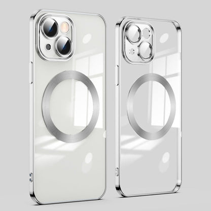 Lens Protector MagSafe Electroplated Phone Case, For iPhone 14 Plus, For iPhone 14, For iPhone 14 Pro Max