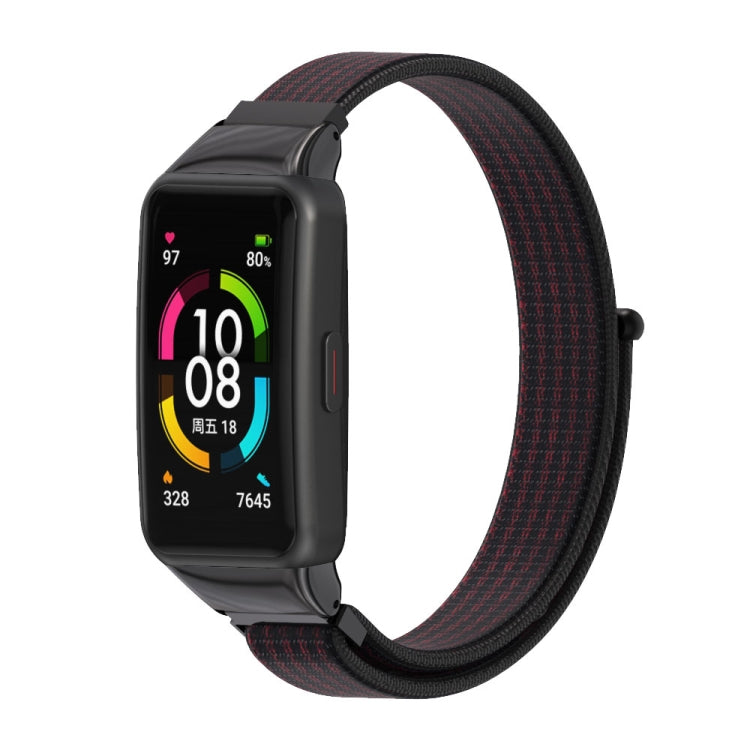 Mijobs Breathable Nylon Watch Band, For Huawei Band 6 / Honor Band 6