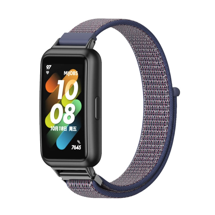 Mijobs Breathable Nylon Watch Band, For Huawei Band 7 / 7 NFC