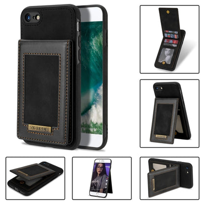 N.BEKUS Vertical Flip Card Slot RFID Phone Case, For iPhone SE 2022 / SE 2022 / 8 / 7, For iPhone 8 Plus / 7 Plus, For iPhone 11 Pro Max, For iPhone 11 Pro