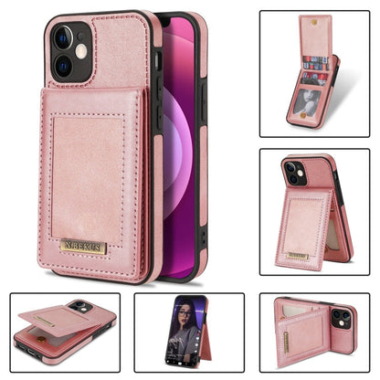 N.BEKUS Vertical Flip Card Slot RFID Phone Case, For iPhone 12 mini, For iPhone 12 Pro, For iPhone 12 Pro Max, For iPhone 13