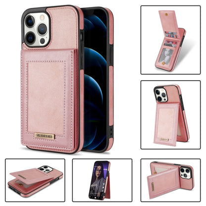 N.BEKUS Vertical Flip Card Slot RFID Phone Case, For iPhone 12 mini, For iPhone 12 Pro, For iPhone 12 Pro Max, For iPhone 13