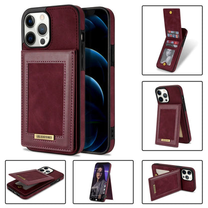N.BEKUS Vertical Flip Card Slot RFID Phone Case, For iPhone 12 mini, For iPhone 12 Pro, For iPhone 12 Pro Max, For iPhone 13
