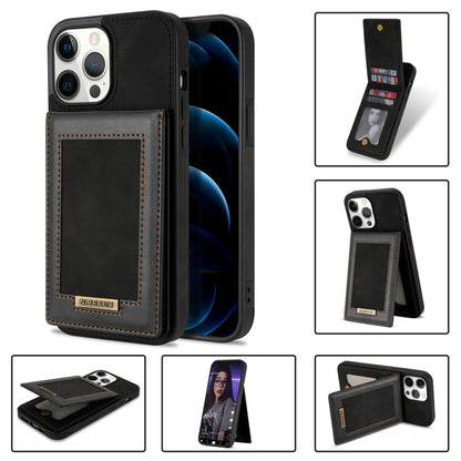 N.BEKUS Vertical Flip Card Slot RFID Phone Case, For iPhone 12 mini, For iPhone 12 Pro, For iPhone 12 Pro Max, For iPhone 13