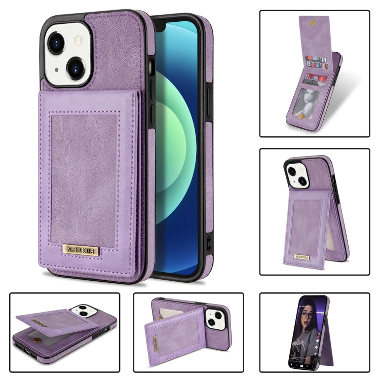 N.BEKUS Vertical Flip Card Slot RFID Phone Case, For iPhone 12 mini, For iPhone 12 Pro, For iPhone 12 Pro Max, For iPhone 13