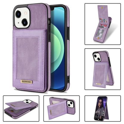 N.BEKUS Vertical Flip Card Slot RFID Phone Case, For iPhone 13 mini, For iPhone 13 Pro, For iPhone 13 Pro Max, For iPhone 14