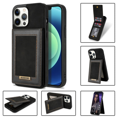 N.BEKUS Vertical Flip Card Slot RFID Phone Case, For iPhone 13 mini, For iPhone 13 Pro, For iPhone 13 Pro Max, For iPhone 14