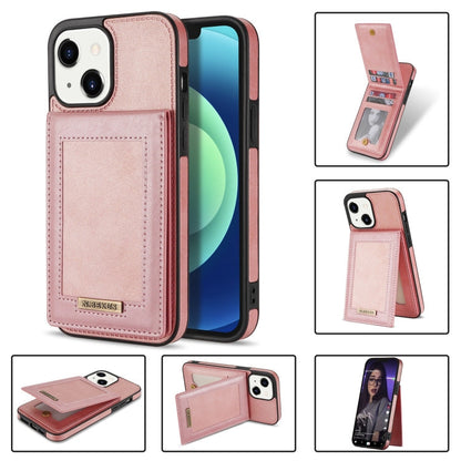N.BEKUS Vertical Flip Card Slot RFID Phone Case, For iPhone 13 mini, For iPhone 13 Pro, For iPhone 13 Pro Max, For iPhone 14