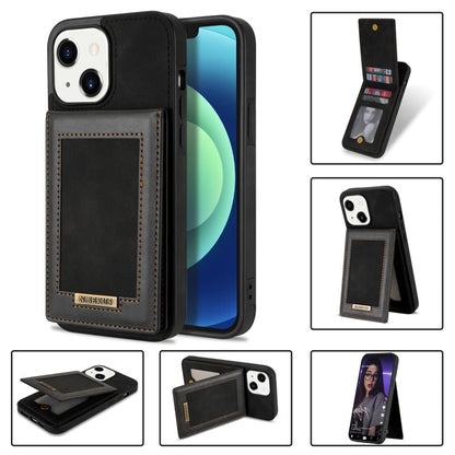 N.BEKUS Vertical Flip Card Slot RFID Phone Case, For iPhone 14 Plus, For iPhone 14 Pro, For iPhone 14 Pro Max, For iPhone 11