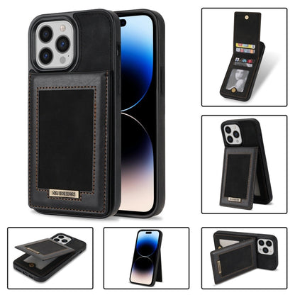 N.BEKUS Vertical Flip Card Slot RFID Phone Case, For iPhone 14 Plus, For iPhone 14 Pro, For iPhone 14 Pro Max, For iPhone 11