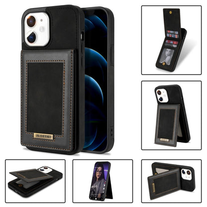 N.BEKUS Vertical Flip Card Slot RFID Phone Case, For iPhone 14 Plus, For iPhone 14 Pro, For iPhone 14 Pro Max, For iPhone 11