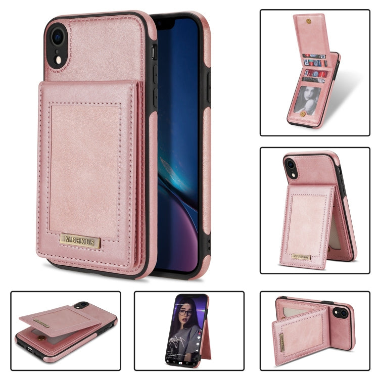 N.BEKUS Vertical Flip Card Slot RFID Phone Case, For iPhone 12, For iPhone XR, For iPhone XS Max, For iPhone XS / X
