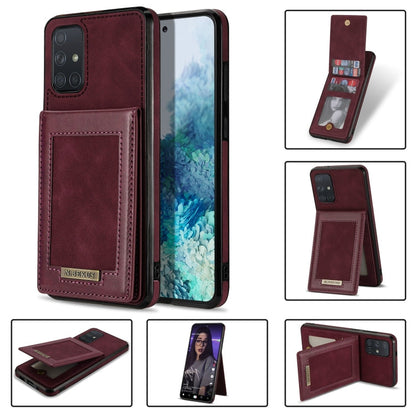N.Bekus Vertical Flip Card Slot RFID Phone Case, For Samsung Galaxy A12 5G, For Samsung Galaxy A51 4G, For Samsung Galaxy A71 4G, For Samsung Galaxy A53 5G, For Samsung Galaxy A52s / A52 5G