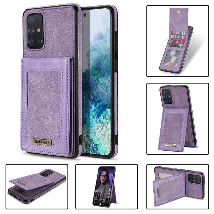N.Bekus Vertical Flip Card Slot RFID Phone Case, For Samsung Galaxy A12 5G, For Samsung Galaxy A51 4G, For Samsung Galaxy A71 4G, For Samsung Galaxy A53 5G, For Samsung Galaxy A52s / A52 5G