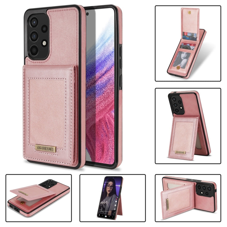 N.Bekus Vertical Flip Card Slot RFID Phone Case, For Samsung Galaxy A12 5G, For Samsung Galaxy A51 4G, For Samsung Galaxy A71 4G, For Samsung Galaxy A53 5G, For Samsung Galaxy A52s / A52 5G