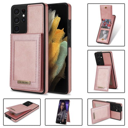 N.Bekus Vertical Flip Card Slot RFID Phone Case, For Samsung Galaxy S20 FE, For Samsung Galaxy S20 Ultra, For Samsung Galaxy S21 Ultra 5G, For Samsung Galaxy S22+ 5G