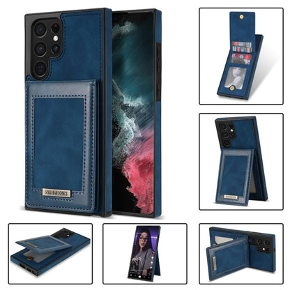 N.Bekus Vertical Flip Card Slot RFID Phone Case, For Samsung Galaxy S22 Ultra 5G
