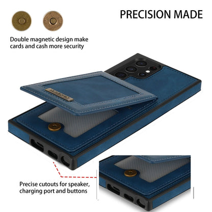 N.Bekus Vertical Flip Card Slot RFID Phone Case, For Samsung Galaxy S22 Ultra 5G