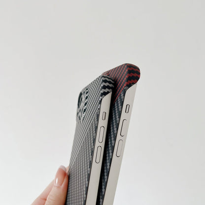 Carbon Fiber Texture PC Phone Case, For iPhone 13 Pro Max, For iPhone 14, For iPhone 14 Plus, For iPhone 14 Pro