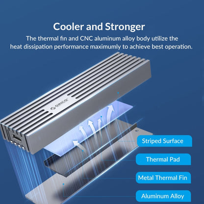 ORICO 40Gbps M.2 NVME USB4.0 SSD Enclosure