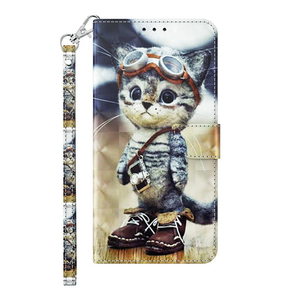 3D Painted Leather Phone Case, For iPhone 14 Pro Max, For iPhone 13 mini, For iPhone 13