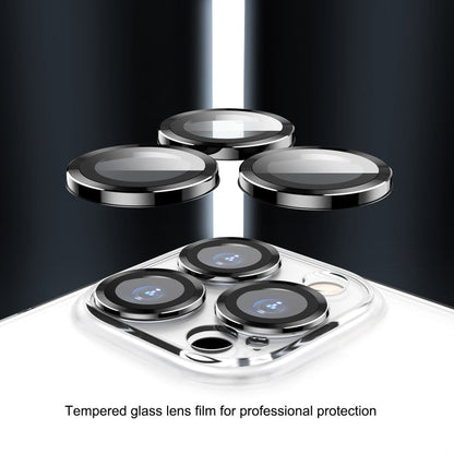 Glass Lens Film Clear PC Phone Case, For iPhone 14, For iPhone 14 Plus, For iPhone 14 Pro, For iPhone 14 Pro Max