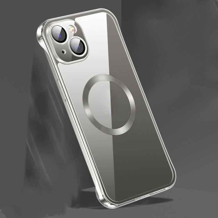 Frameless Glass CD MagSafe Case, For iPhone 14, For iPhone 14 Plus, For iPhone 14 Pro, For iPhone 14 Pro Max