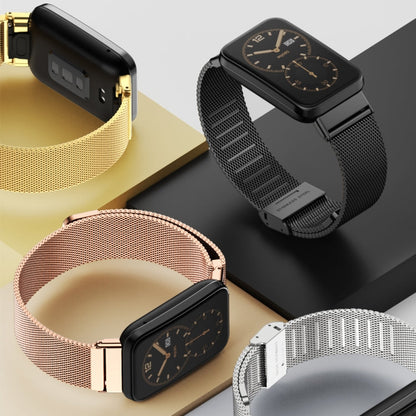 Mijobs Milan Buckle Stainless Steel Watch Band, For Xiaomi Mi Band 7 Pro