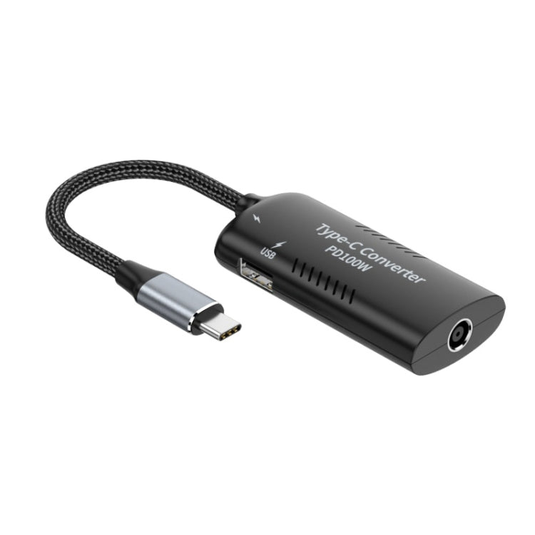 + Type-C + USB Female to Type-C Multifunction Apapter, DC5521 / 5525, DC7406, DC7909, Square Port