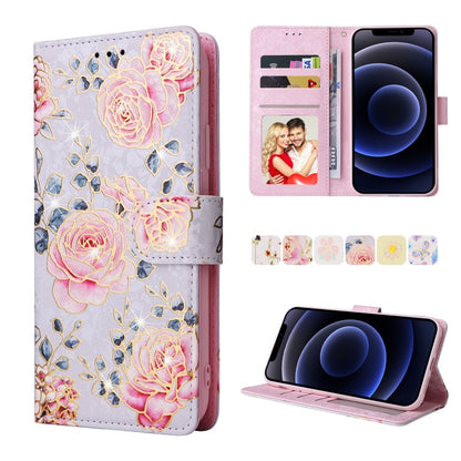 Bronzing Painting RFID Leather Case, For iPhone 12 mini, For iPhone 12 / 12 Pro, For iPhone 12 Pro Max, For iPhone 11