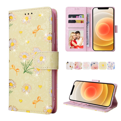 Bronzing Painting RFID Leather Case, For iPhone 12 mini, For iPhone 12 / 12 Pro, For iPhone 12 Pro Max, For iPhone 11