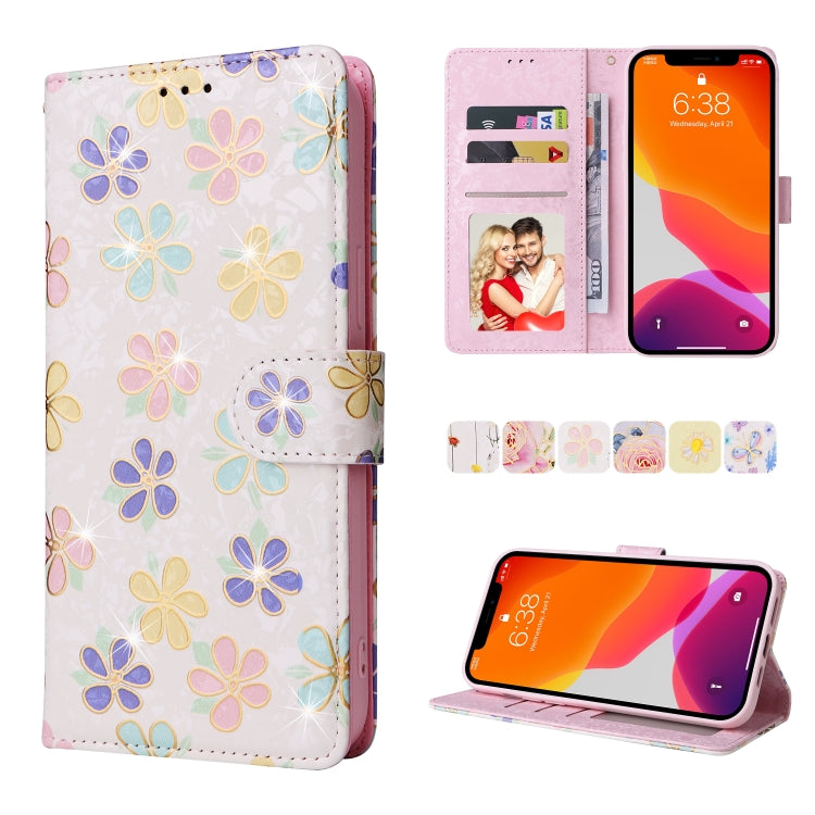 Bronzing Painting RFID Leather Case, For iPhone 12 mini, For iPhone 12 / 12 Pro, For iPhone 12 Pro Max, For iPhone 11