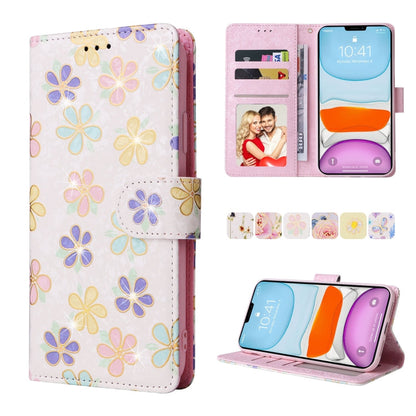 Bronzing Painting RFID Leather Case, For iPhone 11 Pro, For iPhone 11 Pro Max, For iPhone XS Max, For iPhone XR