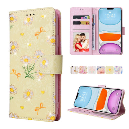 Bronzing Painting RFID Leather Case, For iPhone 11 Pro, For iPhone 11 Pro Max, For iPhone XS Max, For iPhone XR