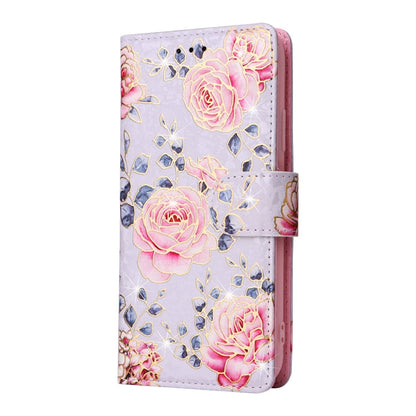 Bronzing Painting RFID Leather Case, For iPhone X / XS, For iPhone 7 Plus / 8 Plus, For iPhone SE 2022 / SE 2020 / 7 / 8