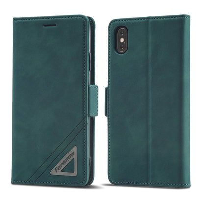 Forwenw Dual-side Buckle Leather Phone Case, For iPhone XS Max, For iPhone SE 2022 / SE 2020 / 7 / 8, For iPhone 7 Plus / 8 Plus