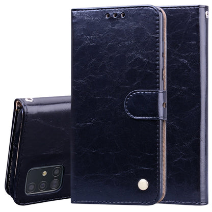 Business Style Oil Wax Texture Horizontal Flip Leather Case, with Holder & Card Slots & Wallet, For Samsung Galaxy A01, For Samsung Galaxy A51, For Samsung Galaxy A71, For Samsung Galaxy A81 / Note 10 Lite, For Samsung Galaxy A91 / S10 Lite            ...