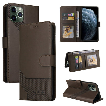 GQUTROBE Skin Feel Magnetic Leather Phone Case, For iPhone 12 Pro Max, For iPhone 12 / 12 Pro, For iPhone 12 mini, For iPhone 11 Pro Max