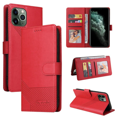GQUTROBE Skin Feel Magnetic Leather Phone Case, For iPhone 11 Pro, For iPhone 11, For iPhone XR, For iPhone XS Max