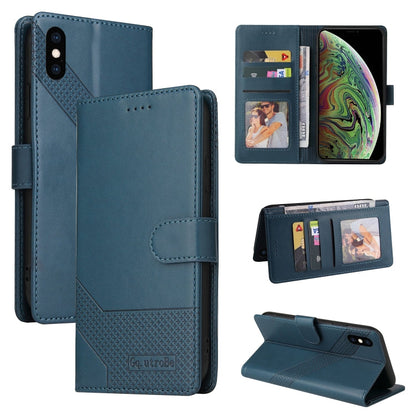 GQUTROBE Skin Feel Magnetic Leather Phone Case, For iPhone 11 Pro, For iPhone 11, For iPhone XR, For iPhone XS Max