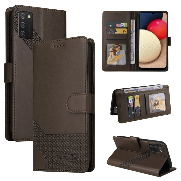 GQUTROBE Skin Feel Magnetic Leather Phone Case, For Samsung Galaxy A23, For Samsung Galaxy A02, For Samsung Galaxy A02s, For Samsung Galaxy A03s