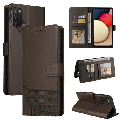 GQUTROBE Skin Feel Magnetic Leather Phone Case, For Samsung Galaxy A23, For Samsung Galaxy A02, For Samsung Galaxy A02s, For Samsung Galaxy A03s