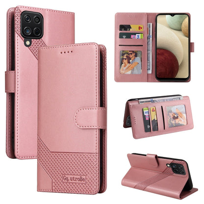 GQUTROBE Skin Feel Magnetic Leather Phone Case, For Samsung Galaxy A7 2018, For Samsung Galaxy A10, For Samsung Galaxy A12, For Samsung Galaxy A13