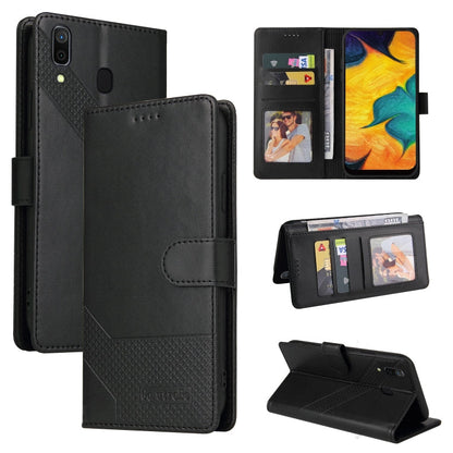 GQUTROBE Skin Feel Magnetic Leather Phone Case, For Samsung Galaxy A20 / A30, For Samsung Galaxy A20e, For Samsung Galaxy A20s, For Samsung Galaxy A21s