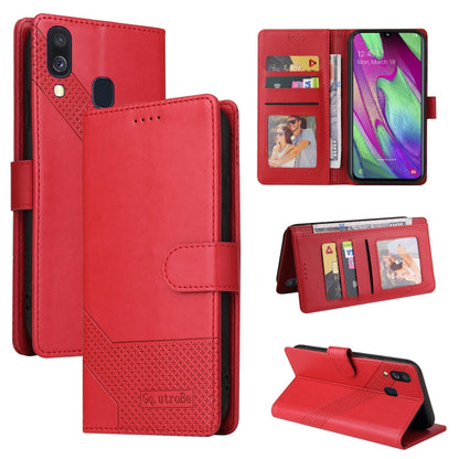 GQUTROBE Skin Feel Magnetic Leather Phone Case, For Samsung Galaxy A32 5G, For Samsung Galaxy A40, For Samsung Galaxy A41, For Samsung Galaxy A42 5G